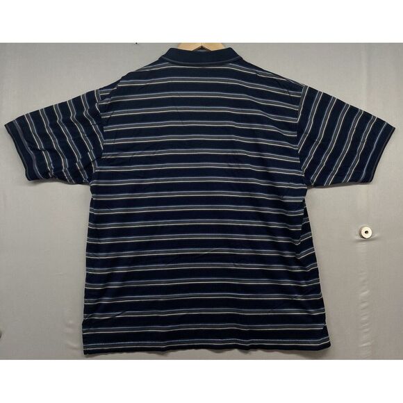Izod‎ Golf Polo Shirt LARGE COOL FX Windowpane Striped Casual Dress LOT OF TWO - Picture 12 of 16